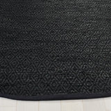 Safavieh Vintage Leather 6'-0" x 6'-0" Rug in Light Grey / Black