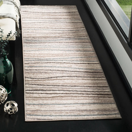 Safavieh Amsterdam 2'-3" x 10'-0" Rug in Cream / Beige