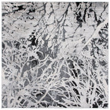 Safavieh Jasper 100 6'-7" x 6'-7" Rug in Black / Ivory