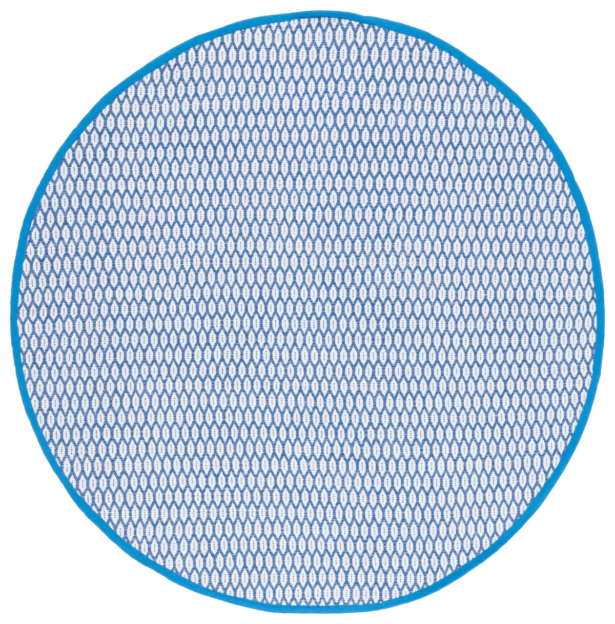 Safavieh Montauk 6'-0" x 6'-0" Rug in Blue / Ivory