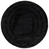 Safavieh Hi-Lo Shag 5'-3" x 5'-3" Rug in Black