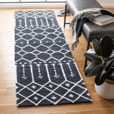 Safavieh Himalaya 2'-3" x 8'-0" Rug in Dark Grey / Ivory