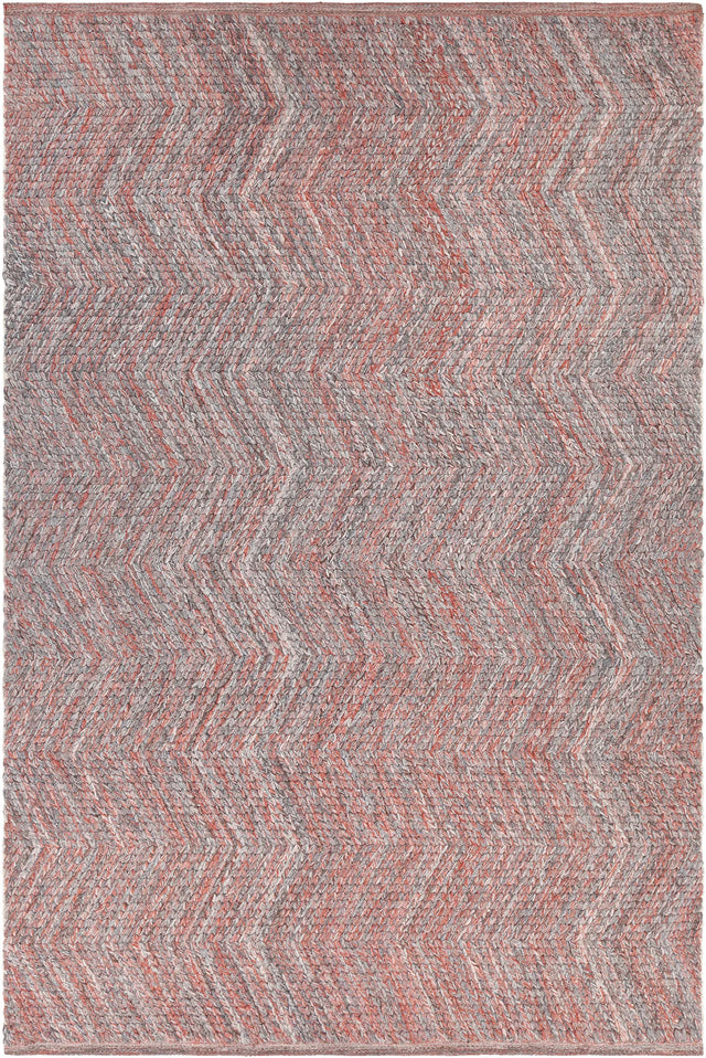 Chandra Eugenie EUG-52901 Rust / Gray rug, flat view
