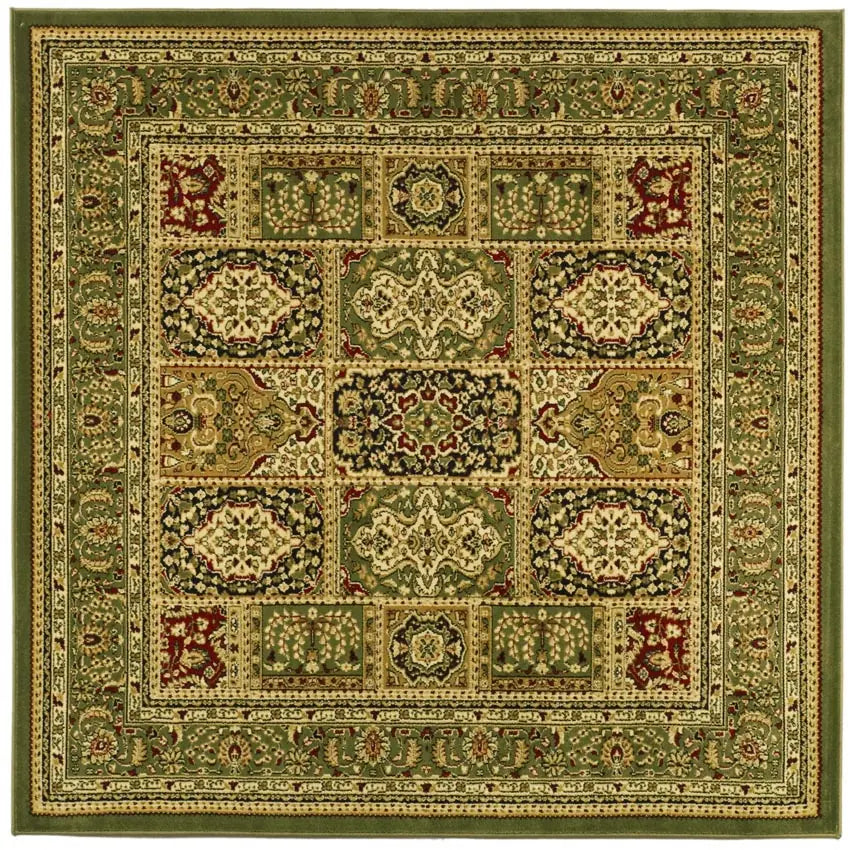 Safavieh Lyndhurst 6'-0" x 6'-0" Rug in Multi / Green