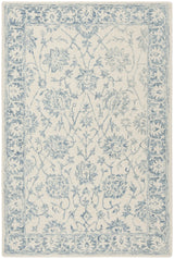 Safavieh Blossom 4'-0" x 6'-0" Rug in Ivory / Blue