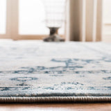 Safavieh Isabella 4'-0" x 6'-0" Rug in Light Blue / Cream