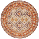 Safavieh Aspen 7'-0" x 7'-0" Rug in Brown / Purple