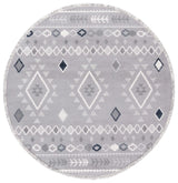 Safavieh Marrakesh 6'-7" x 6'-7" Rug in Grey / Light Grey