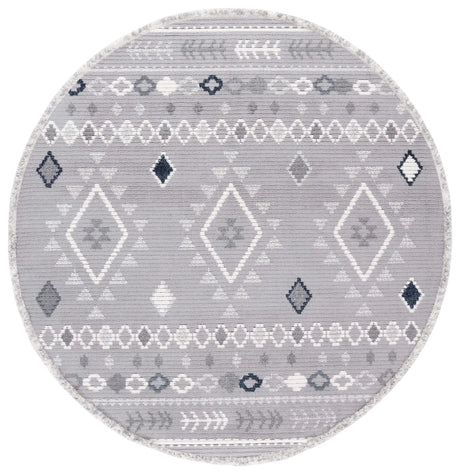 Safavieh Marrakesh 6'-7" x 6'-7" Rug in Grey / Light Grey