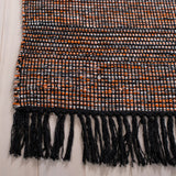 Safavieh Montauk 4'-0" x 6'-0" Rug in Orange / Black