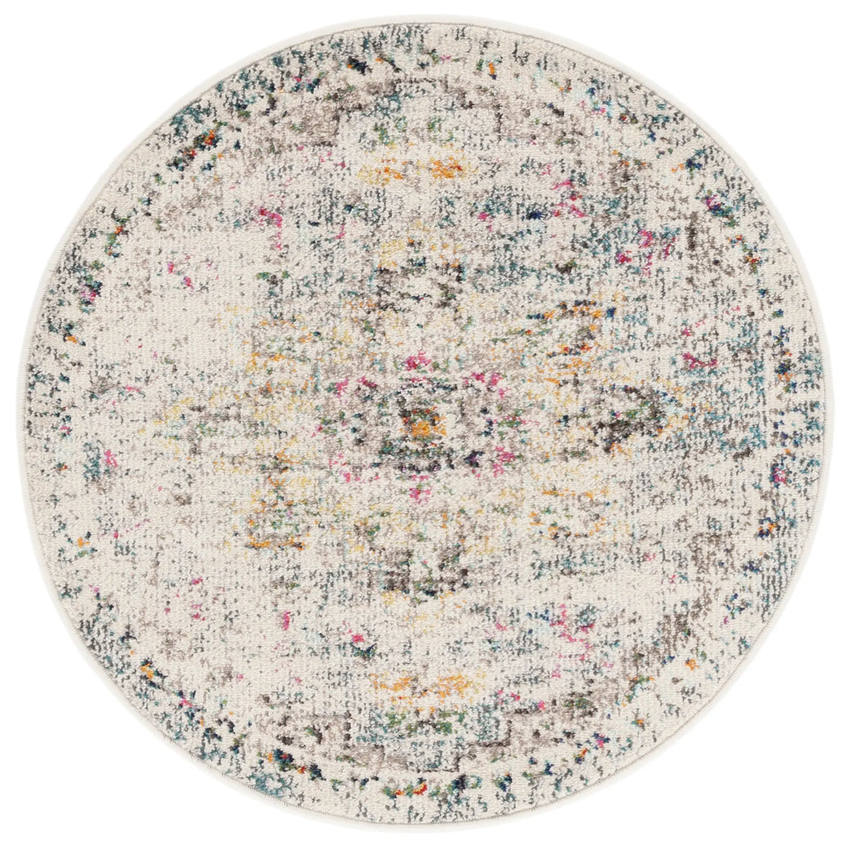 Safavieh Madison 3'-0" x 3'-0" Rug in Grey / Gold