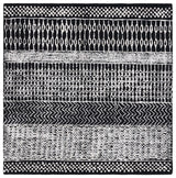 Safavieh Glamour 6'-0" x 6'-0" Rug in Black / Ivory
