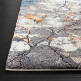 Safavieh Cyrus Shag 4'-5" x 6'-5" Rug in Grey / Ivory