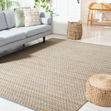 Safavieh Natural Fiber 6'-0" x 9'-0" Rug in Natural / Grey
