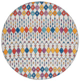 Safavieh Aspen 7'-0" x 7'-0" Rug in Light Grey / Blue