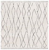 Safavieh Melody 6'-7" x 6'-7" Rug in Ivory / Black