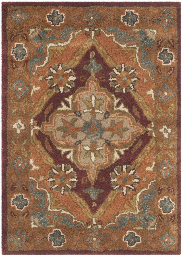 Safavieh Heritage 2'-0" x 3'-0" Rug in Rust
