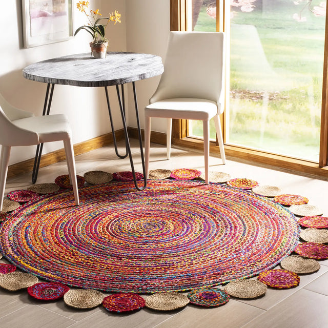 Safavieh Cape Cod 10'-0" x 10'-0" Rug in Red / Multi