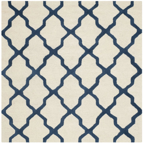 Safavieh Cambridge 6'-0" x 6'-0" Rug in Ivory / Navy