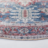 Safavieh Tucson 6'-0" x 6'-0" Rug in Navy / Red