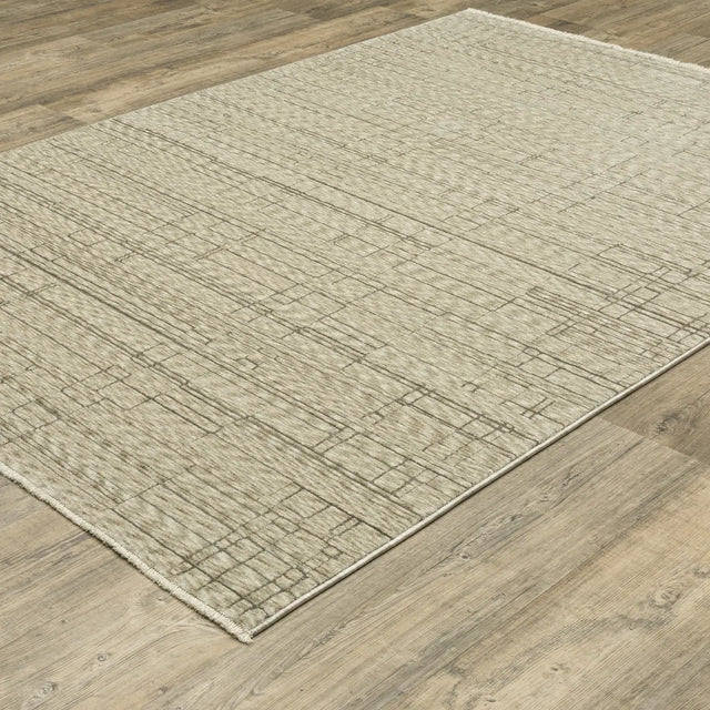 Oriental Weavers Sphinx Capella CAP07 Brown Rugs - angle detail