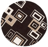 Safavieh Soho 6'-0" x 6'-0" Rug in Brown / Beige