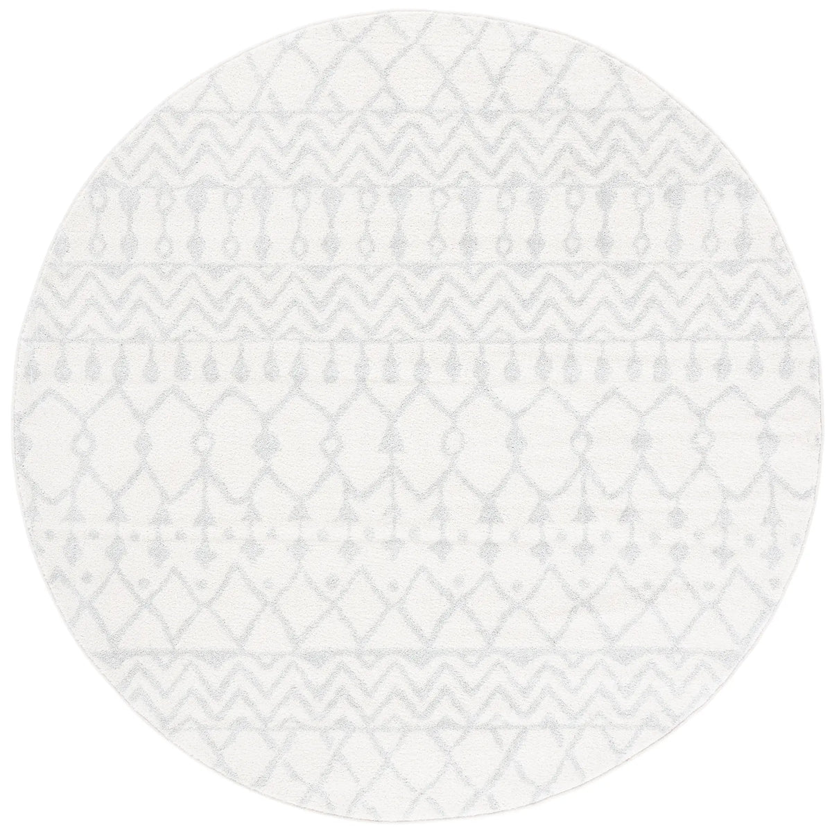 Safavieh Tulum 10'-0" x 10'-0" Rug in Ivory / Light Grey