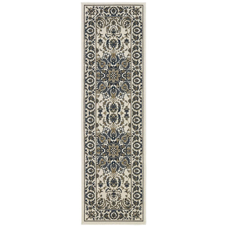 Oriental Weavers Sphinx Marina 1248W Ivory / Navy Rugs - runner