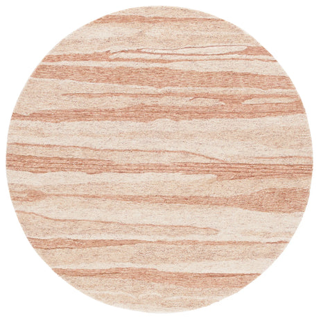 Safavieh Ebony 6'-0" x 6'-0" Rug in Rust / Ivory