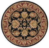Safavieh Classic 3'-6" x 3'-6" Rug in Navy / Red