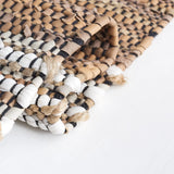 Safavieh Vintage Leather 4'-0" x 6'-0" Rug in Light Brown / Ivory