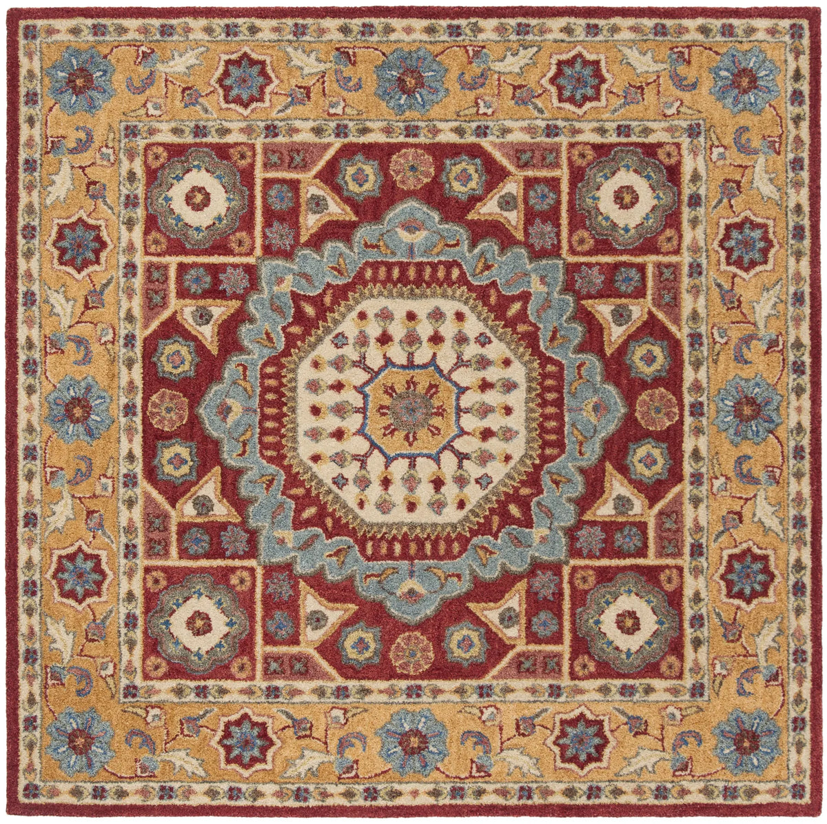 Safavieh Antiquity 6'-0" x 6'-0" Rug in Red / Orange