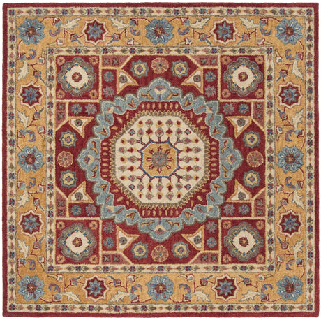 Safavieh Antiquity 6'-0" x 6'-0" Rug in Red / Orange