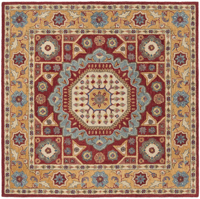 Safavieh Antiquity 6'-0" x 6'-0" Rug in Red / Orange