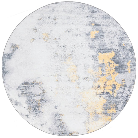 Safavieh Santa Monica 6'-0" x 6'-0" Rug in Grey / Gold