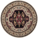 Safavieh Bellagio 5'-0" x 5'-0" Rug in Beige / Black