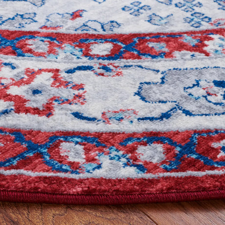 Safavieh Brentwood 6'-7" x 6'-7" Rug in Red / Ivory