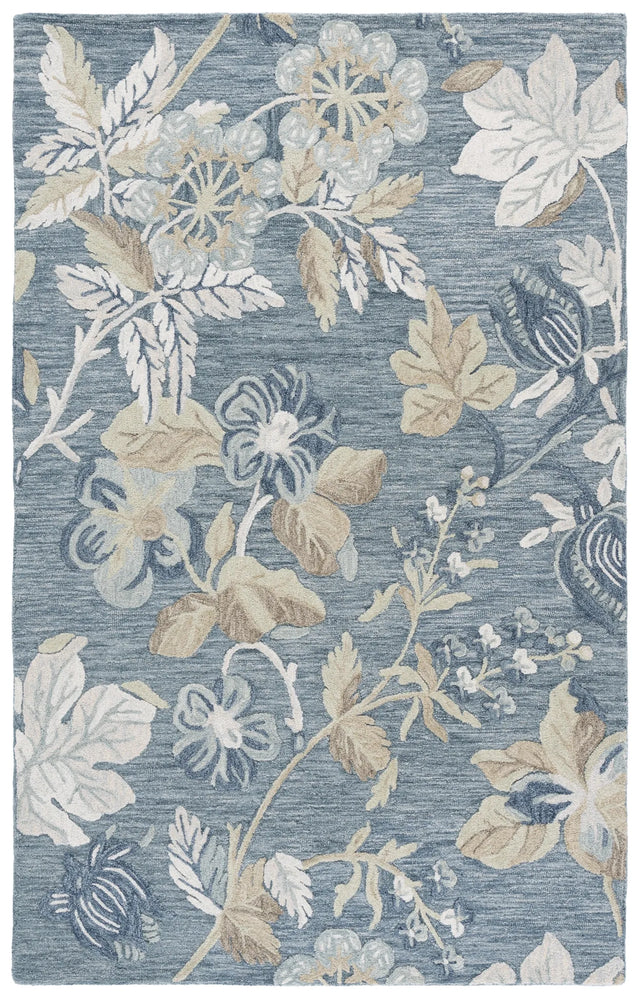 Safavieh Jardin 4'-0" x 6'-0" Rug in Blue / Beige