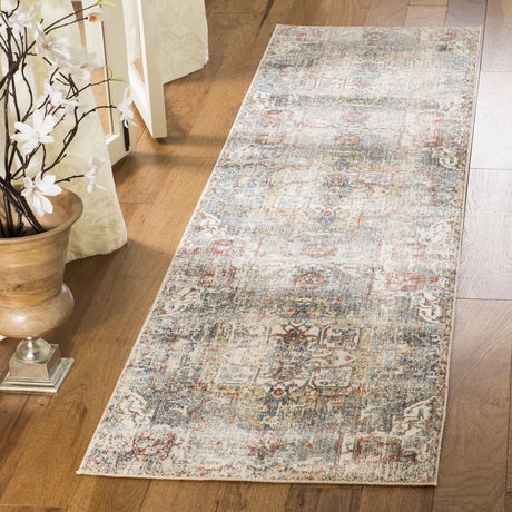 Safavieh Vintage Persian 2'-2" x 12'-0" Rug in Charcoal / Olive