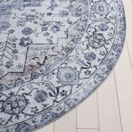 Safavieh Arizona 5'-0" x 8'-0" Rug in Ivory / Blue