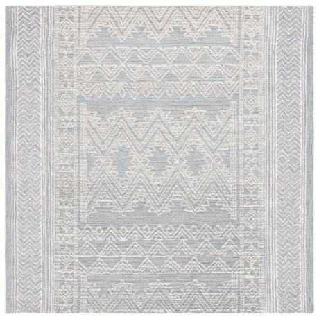 Safavieh Abstract 6'-0" x 6'-0" Rug in Light Blue / Ivory
