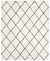 Safavieh Flokati 6'-0" x 9'-0" Rug in Ivory / Brown