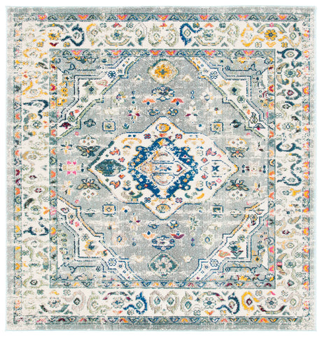 Safavieh Madison 6'-7" x 6'-7" Rug in Grey / Ivory