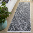 Safavieh Mila 2'-2" x 8'-0" Rug in Ivory / Grey Black