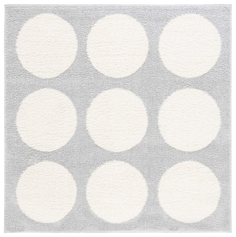 Safavieh Norway 6'-7" x 6'-7" Rug in Grey / Ivory