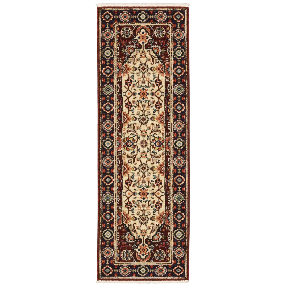 Oriental Weavers Sphinx Lilihan 1802W Red/ Ivory Rugs - runner