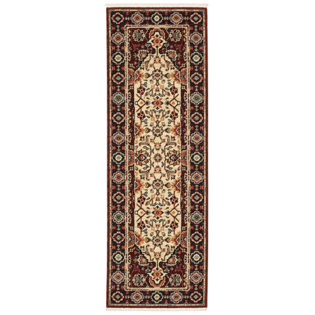 Oriental Weavers Sphinx Lilihan 1802W Red/ Ivory Rugs - runner