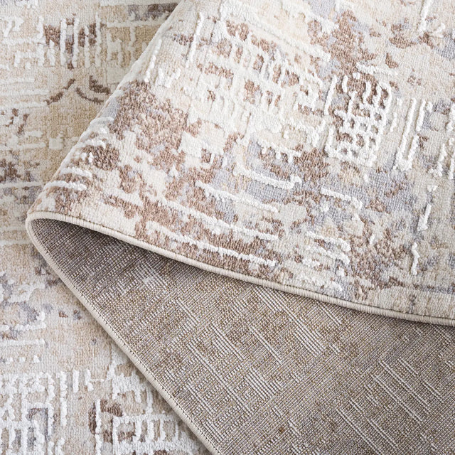 Safavieh Sydney 4'-0" x 6'-0" Rug in Beige / Brown Grey