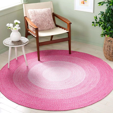 Safavieh Cape Cod 5'-0" x 5'-0" Rug in Red / Pink