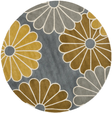 Safavieh Soho 6'-0" x 6'-0" Rug in Grey / Yellow